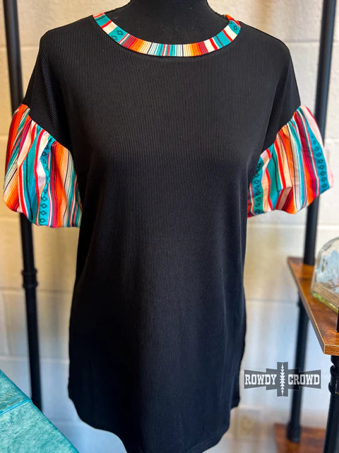 Sunland Serape Sleeve Top