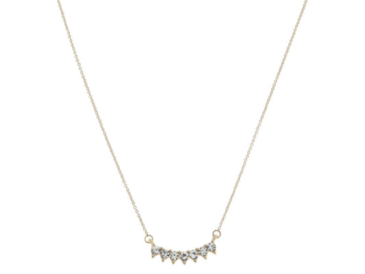 Jane Marie Spiked Crystals Necklace