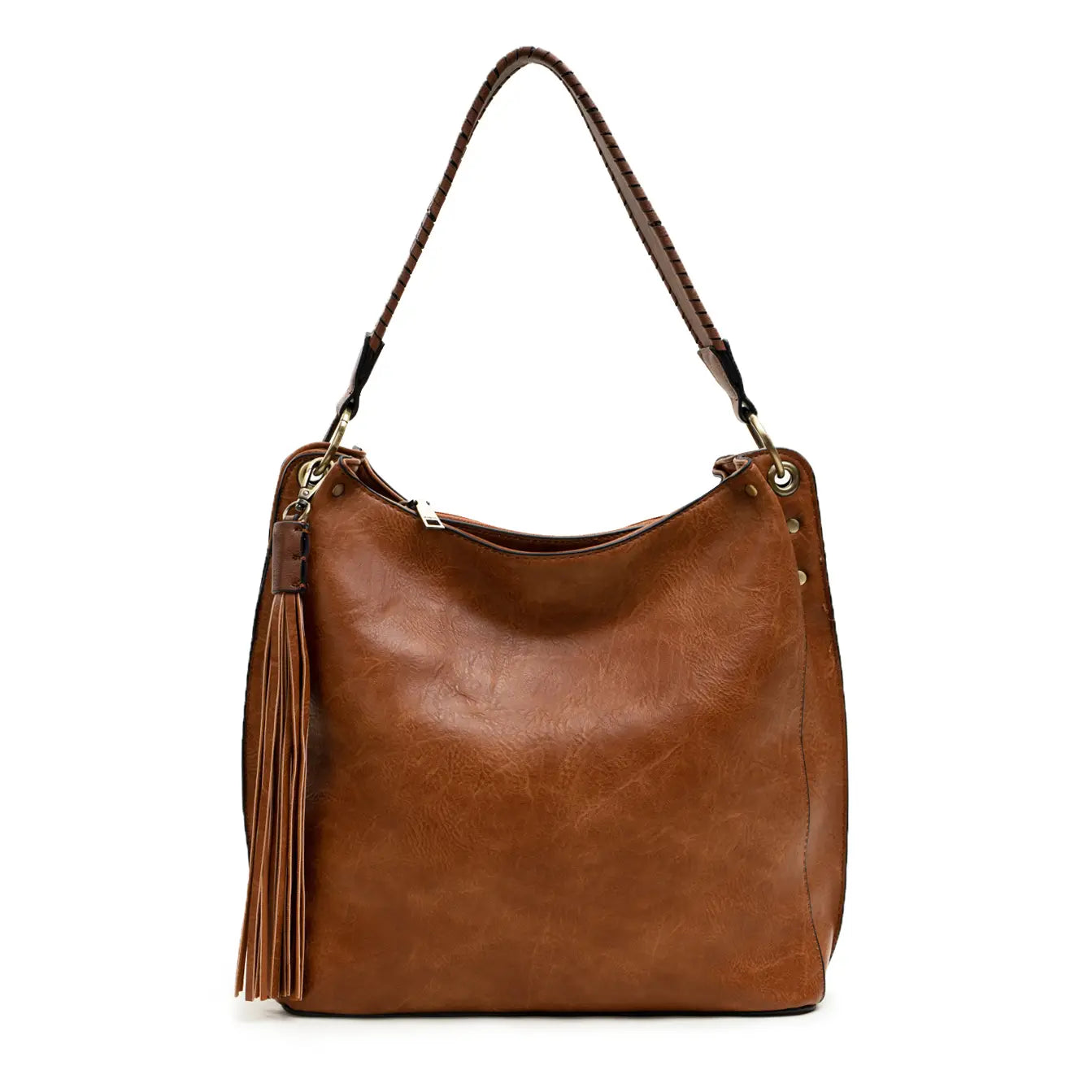 Amber Hobo Bag-Vegan Leather