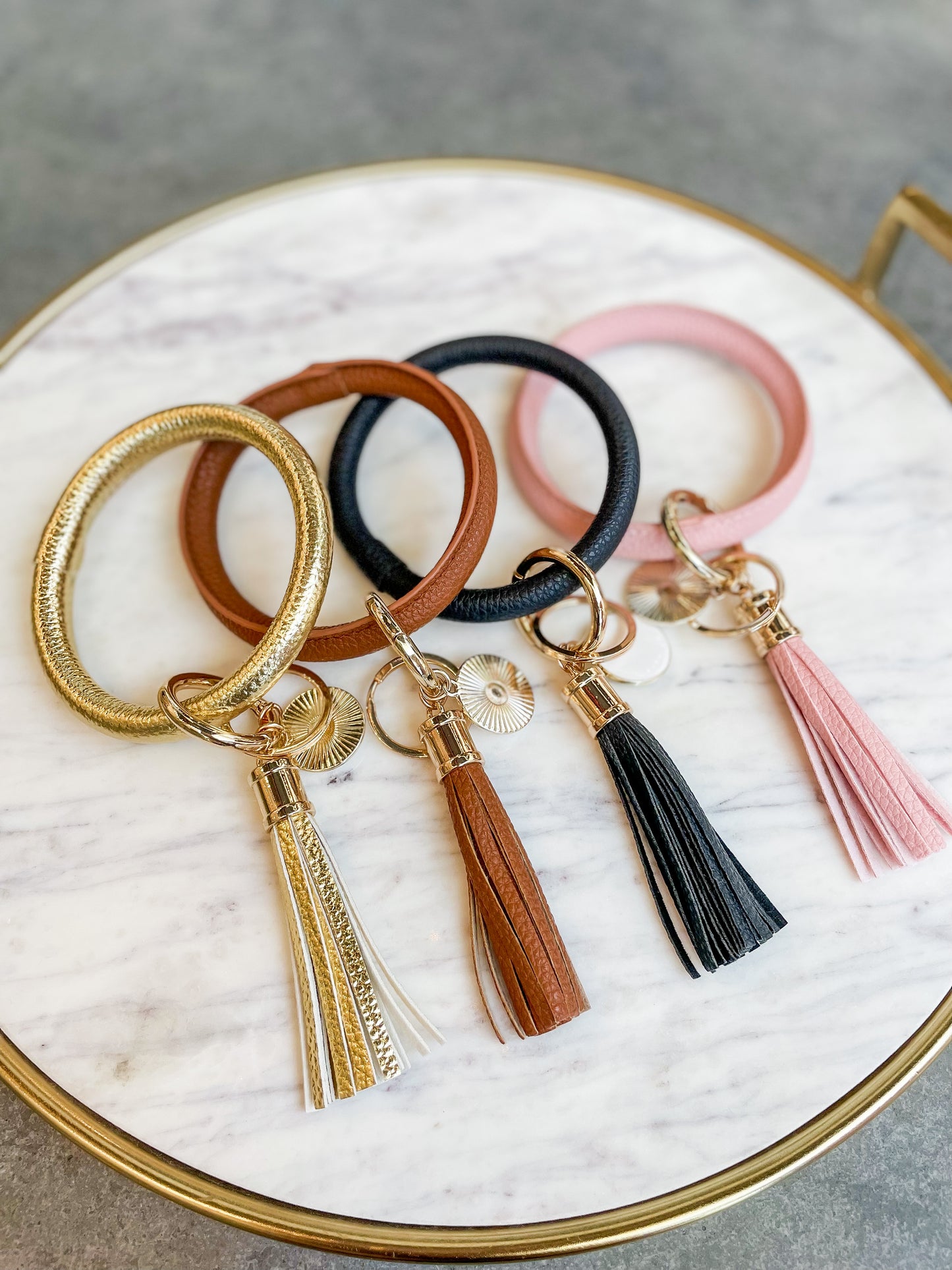 Benton Bracelet Keychain in Gold