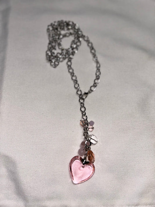 Pink Heart Necklace