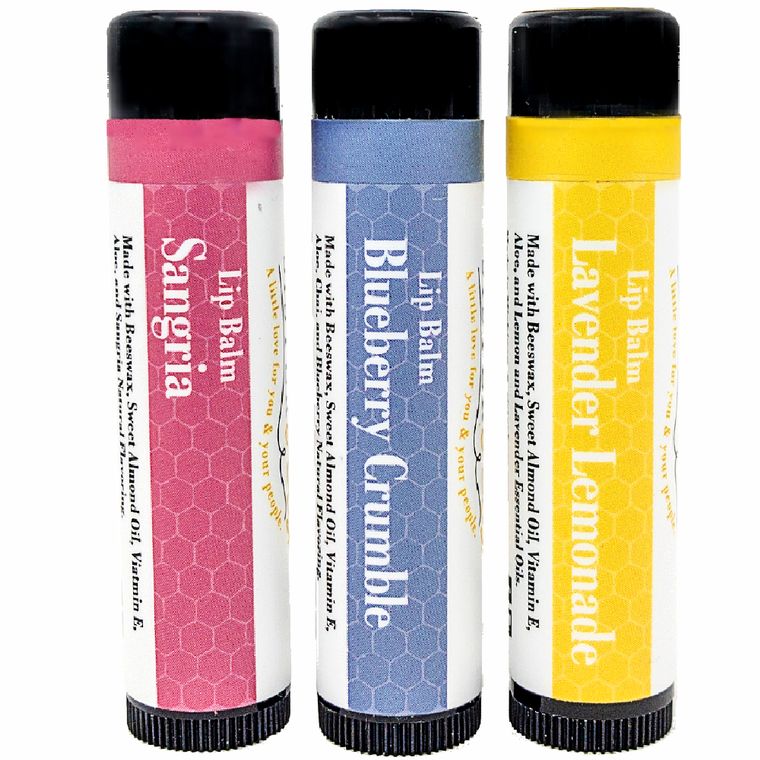 Spring and Summer Bumblebee Lip Balm Set