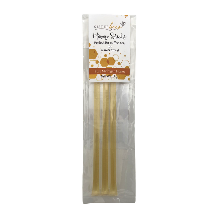 Honey Sticks with Display Jar