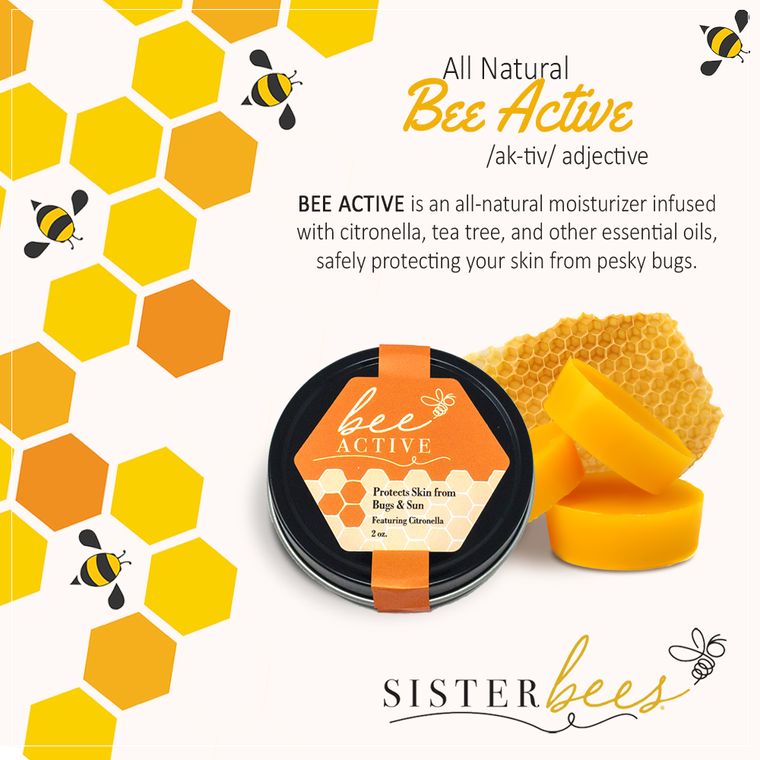 Bee Active Moisturizing Balm and Bug Repellent