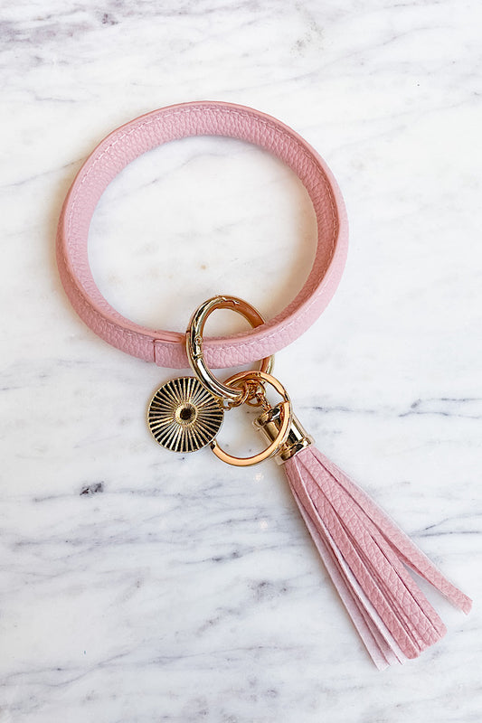 Benton Bracelet Keychain in Pink